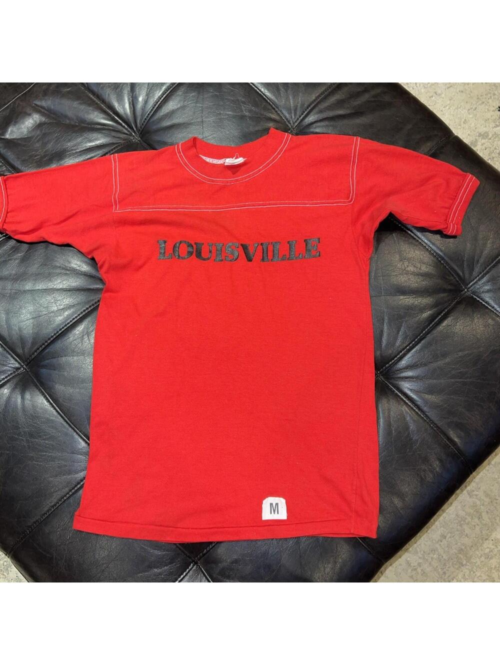 70s VINTAGE Louisville RINGER T Shirt M Single Stitch